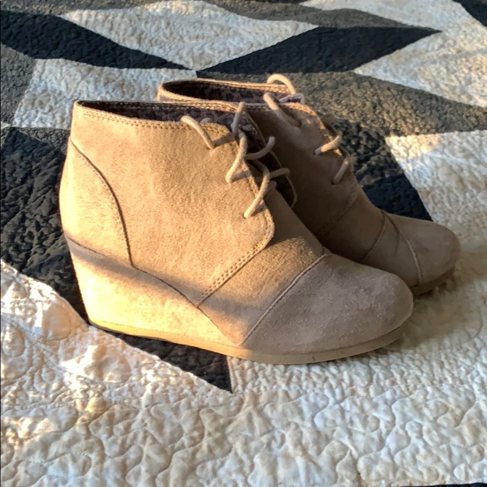 Taupe booties